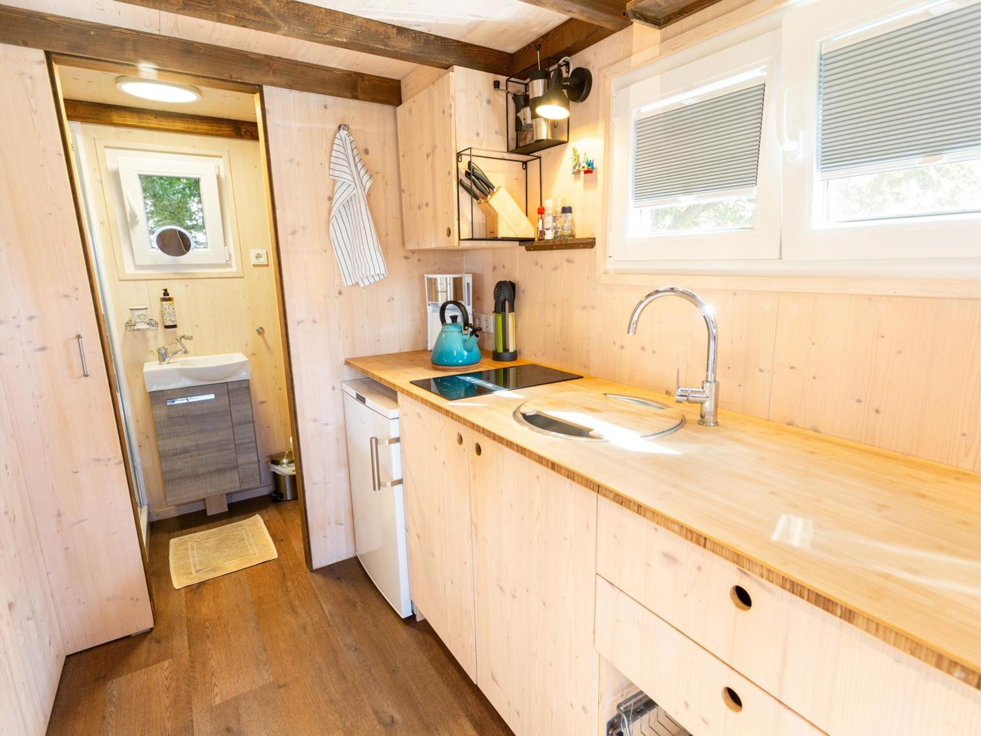 Tiny House Auf Der Alpaka Farm Villa Rubkow Dış mekan fotoğraf