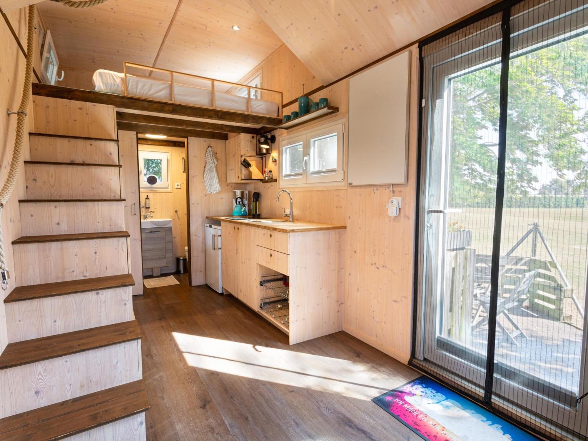 Tiny House Auf Der Alpaka Farm Villa Rubkow Dış mekan fotoğraf