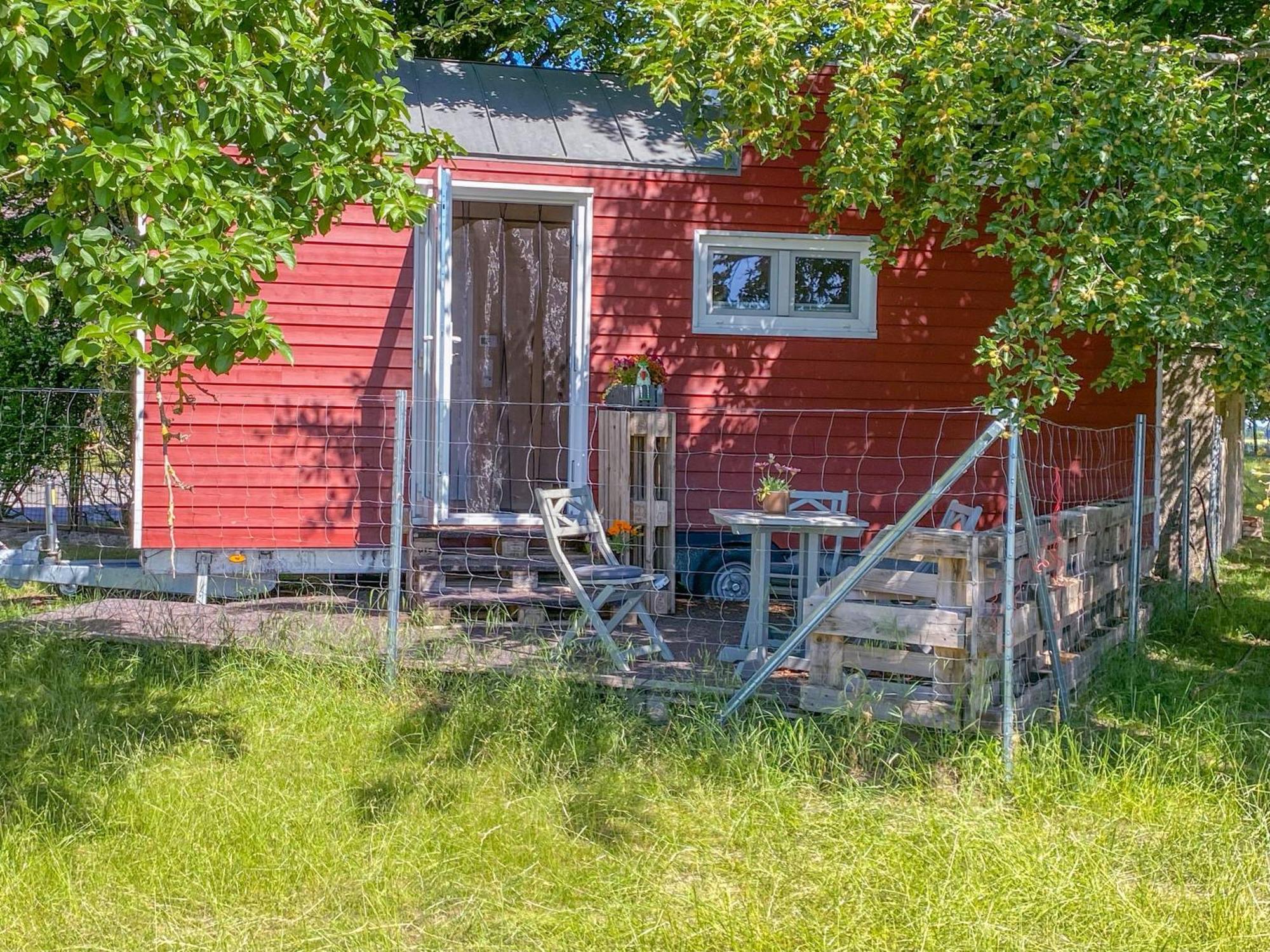Tiny House Auf Der Alpaka Farm Villa Rubkow Dış mekan fotoğraf